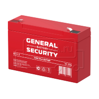 Аккумулятор General Security GS 12-6 для детского автомобиля 6 В 12 Ач