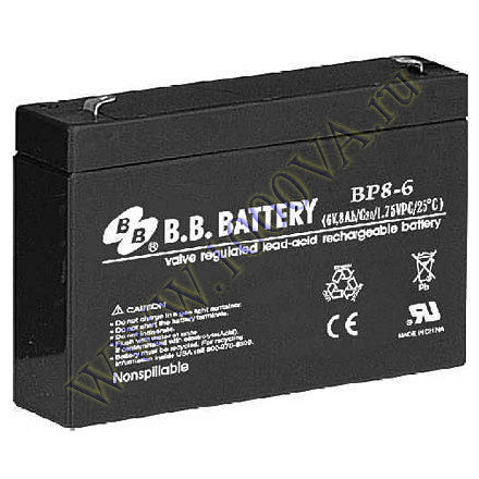 BB Battery BP8-6