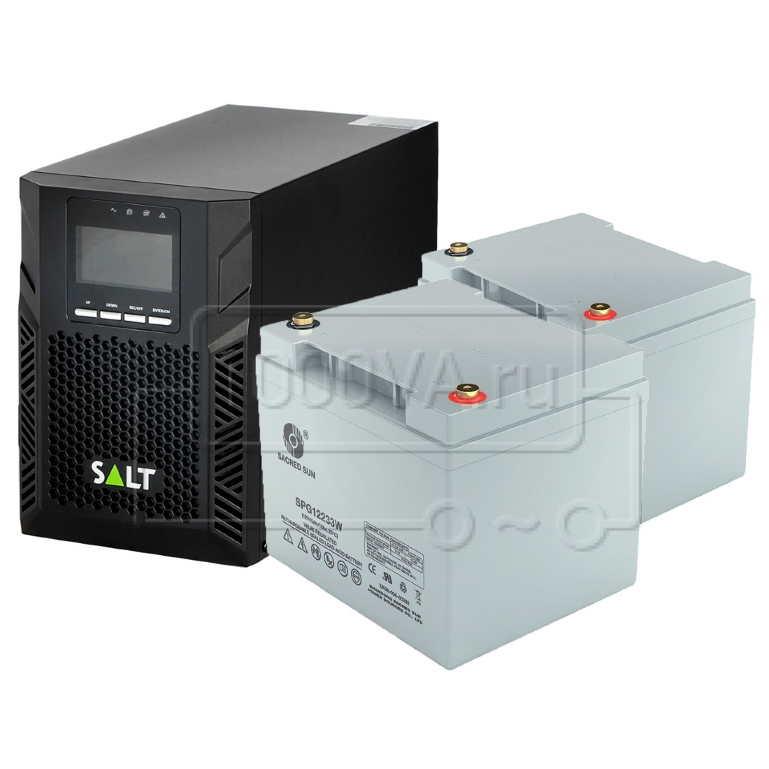 SALT 1000 Online + 2 АКБ 45 Ач