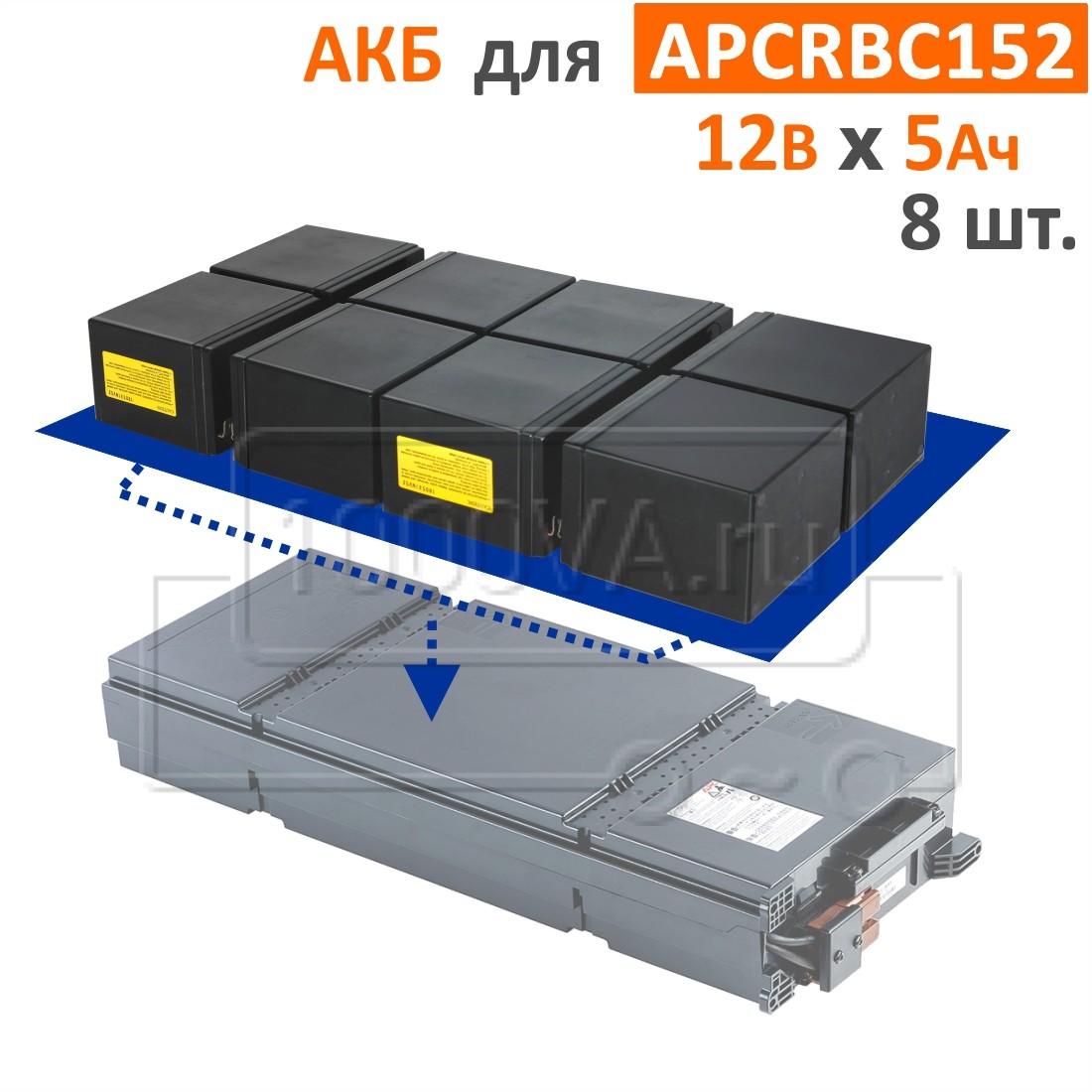 CSB, BB Battery Комплект аккумуляторов для APCRBC152