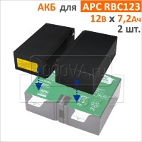 CSB, BB Battery Комплект аккумуляторов для APCRBC123