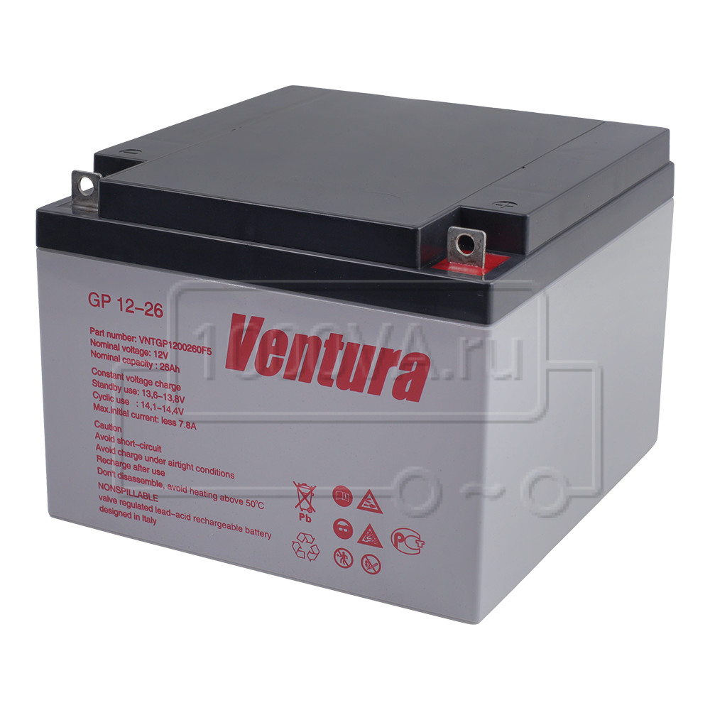Аккумулятор Ventura GP 12-26 по хорошей цене, с доставкой по Москве и в ...