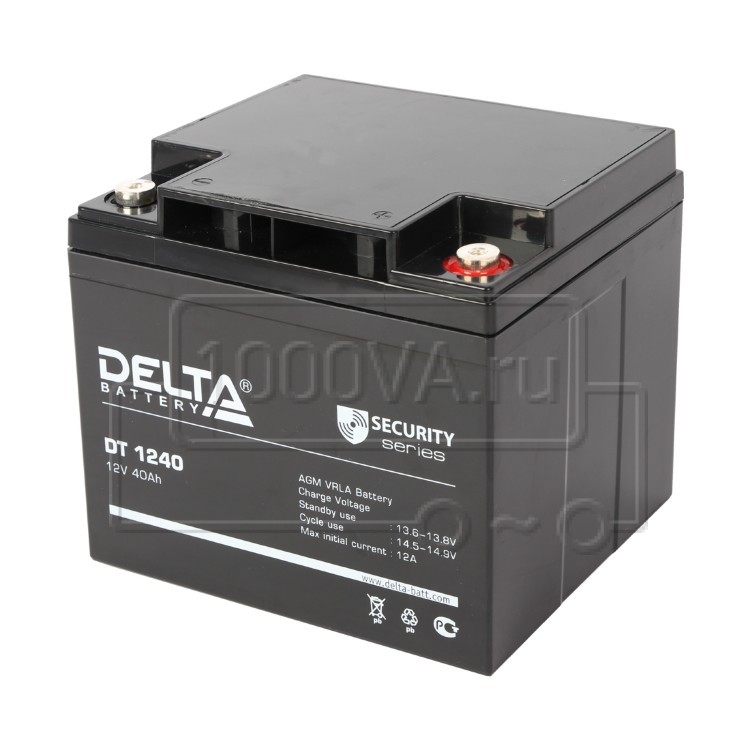 Аккумулятор delta dt 1240