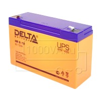 Аккумулятор DELTA HR 6-12 для детского автомобиля 6 В 12 Ач