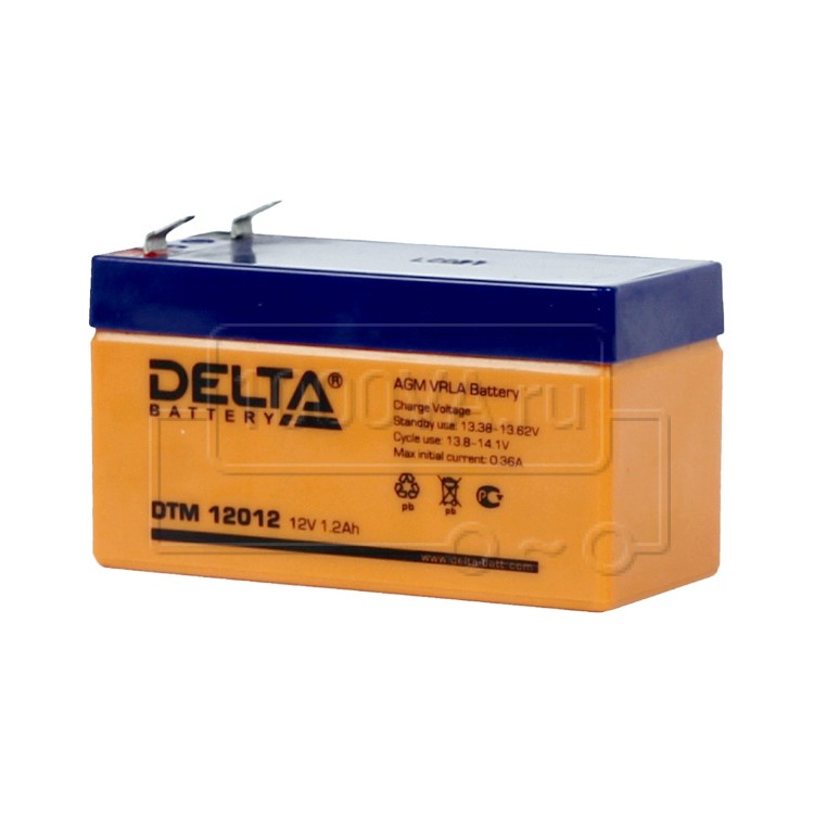 Аккумулятор delta dt12012