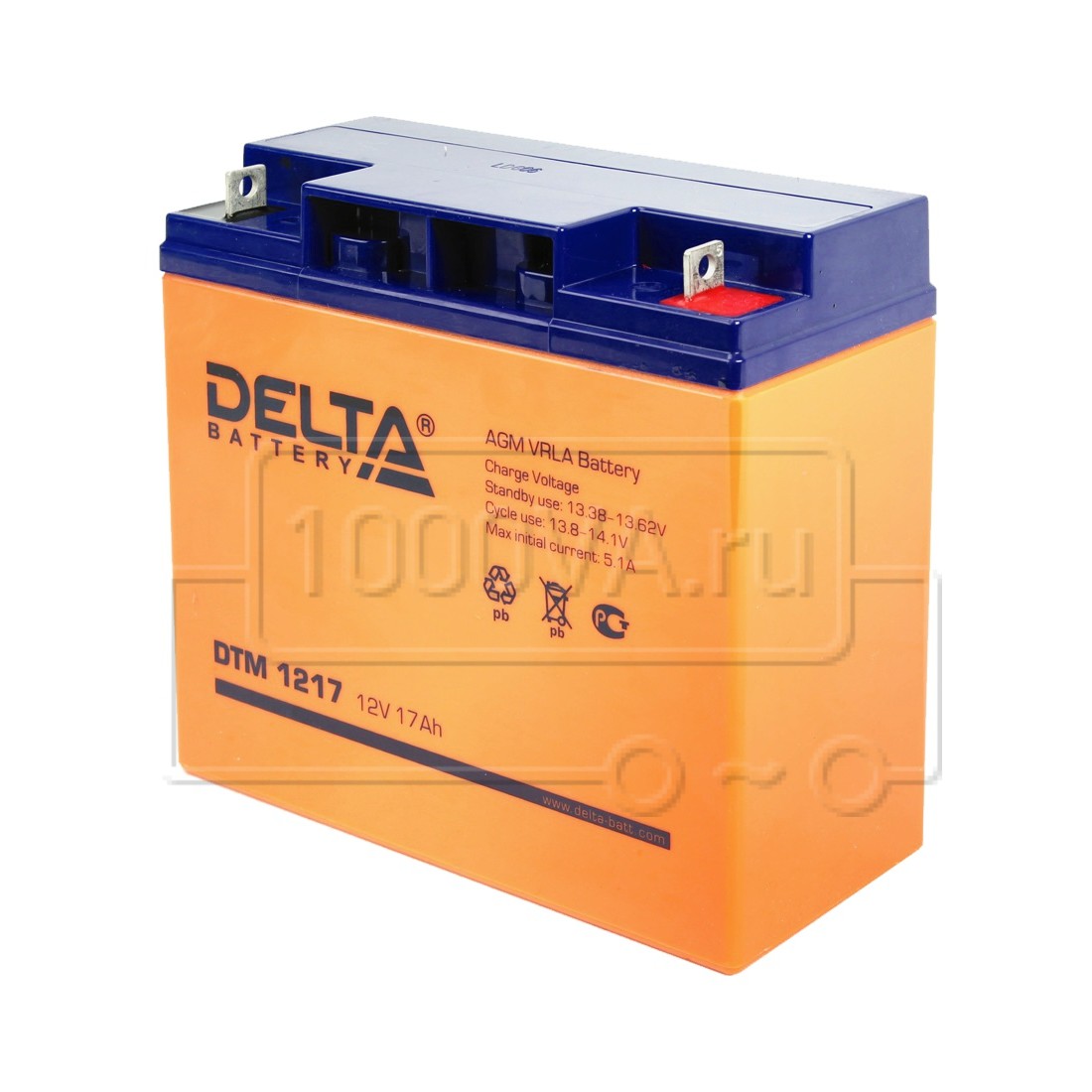 Аккумулятор Delta DTM 1217 Опт/Розница. Доставка в регионы и по Москве .