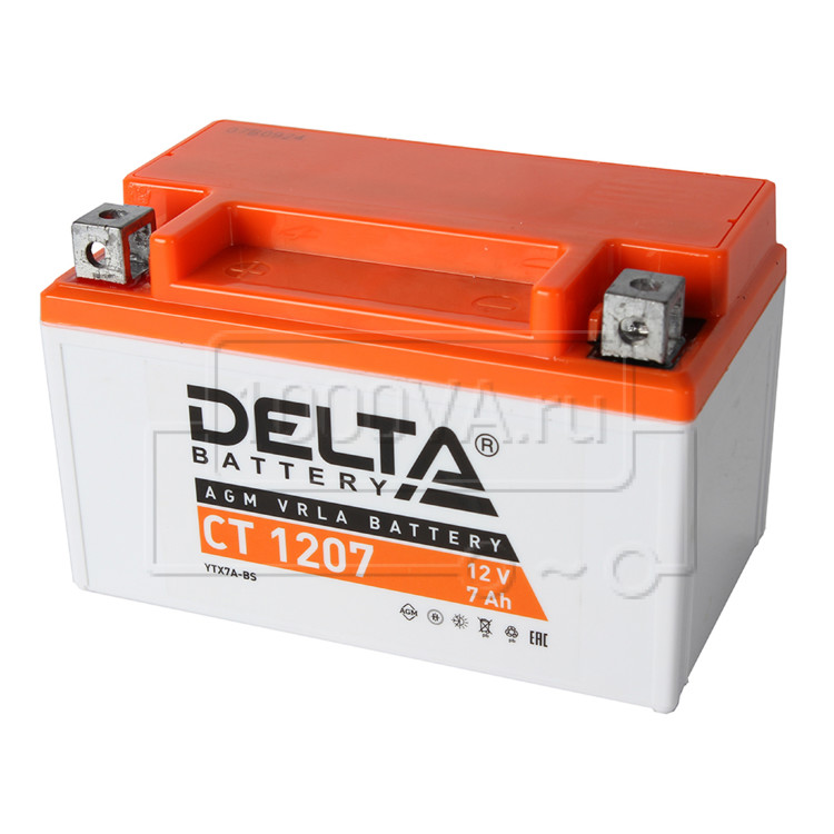 Аккумулятор delta ct 1207