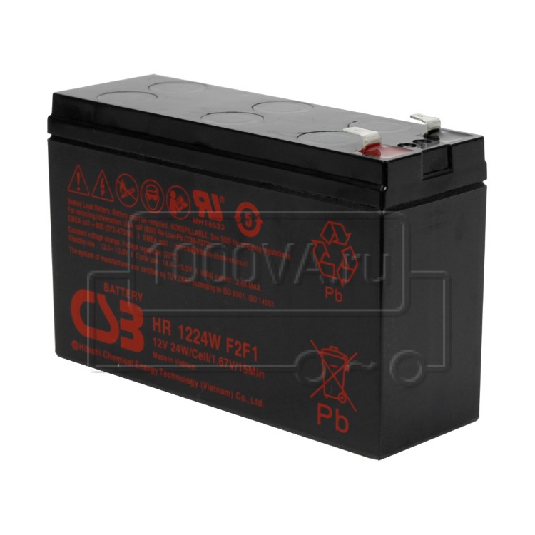 Аккумулятор csb hr1221
